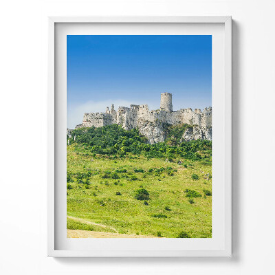 Obraz v rámu Spišský hrad na Slovensku