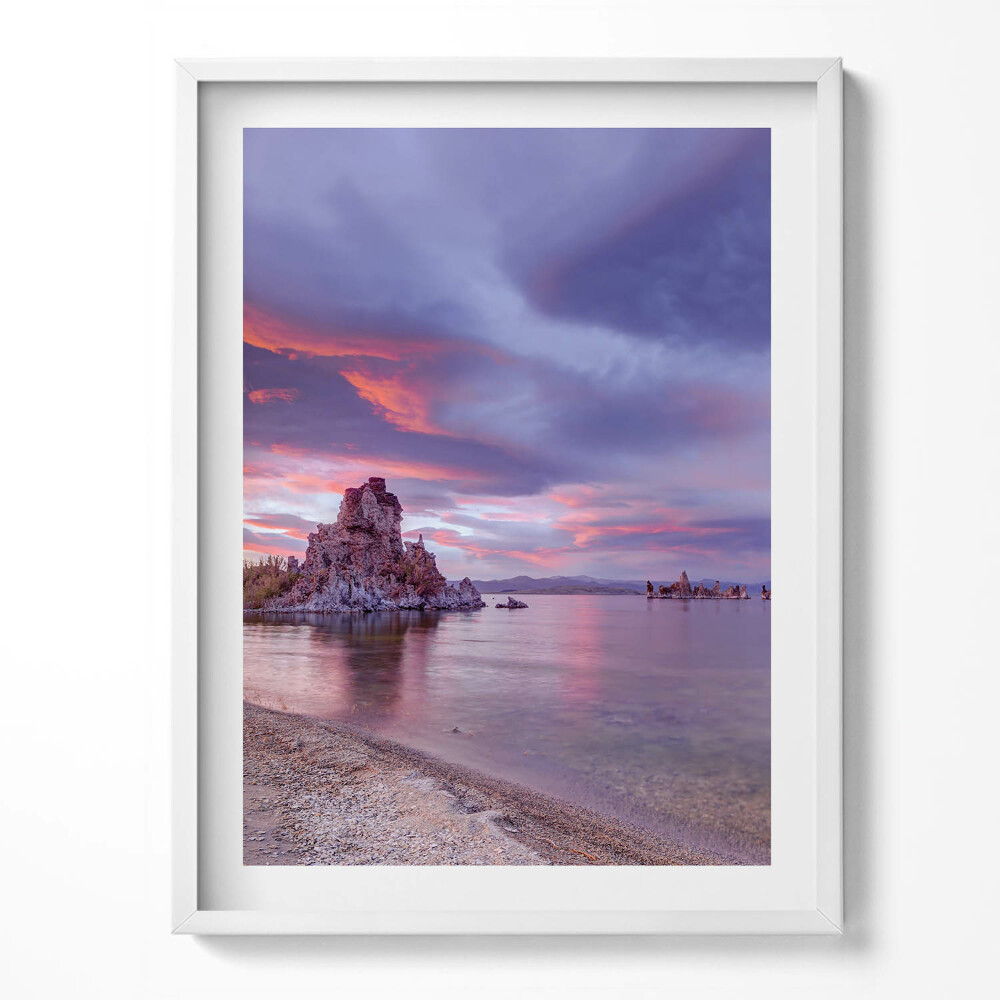 Obraz v rámu Mono Lake California Východ slunce