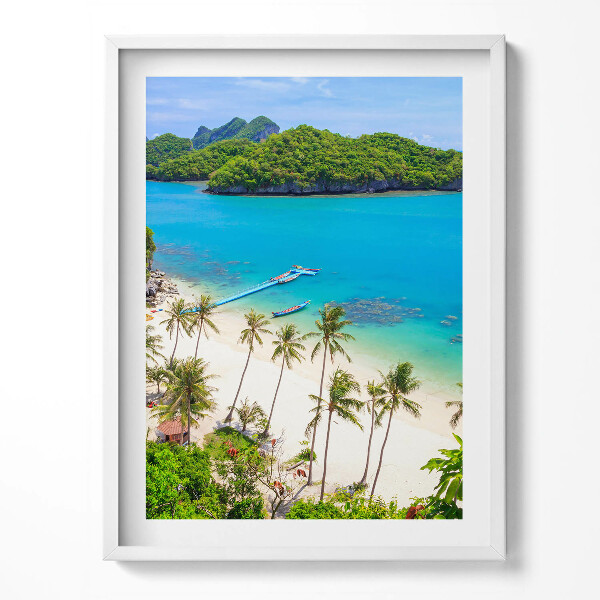 Obraz v rámu Národní park Koh Samui Thajsko