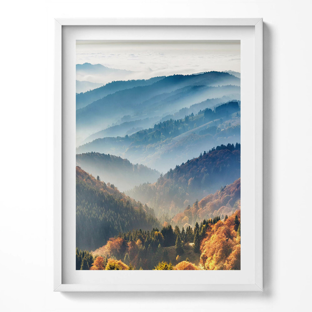 Obraz v rámu Horská krajina