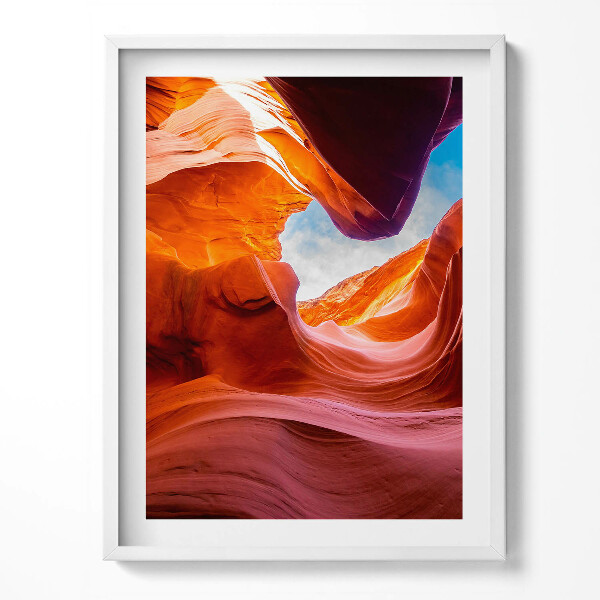 Obraz v rámu Skalní krajina kaňonu