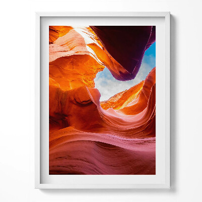 Obraz v rámu Skalní krajina kaňonu