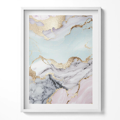 Obraz v rámu Mramor