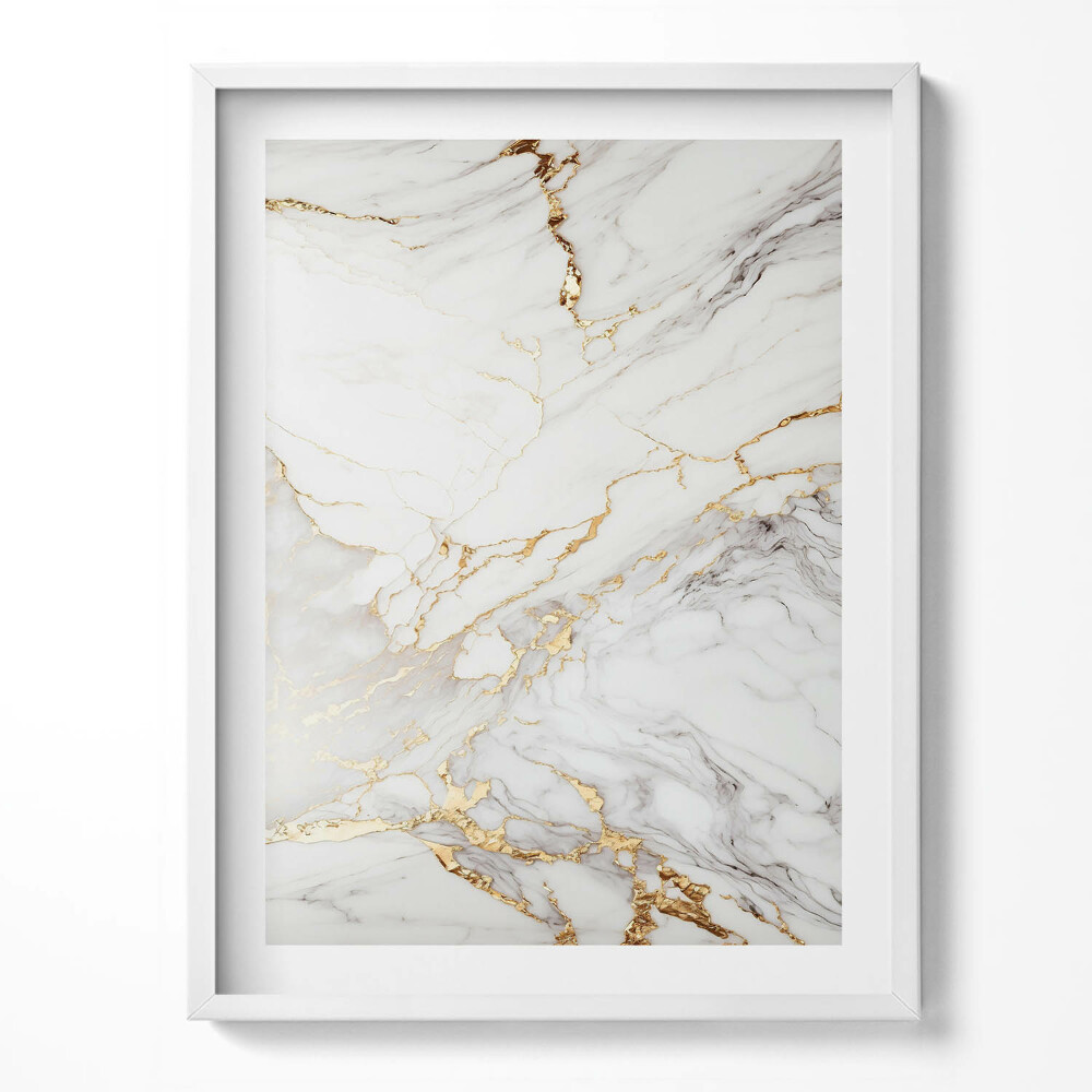 Obraz v rámu Dekorativní mramor