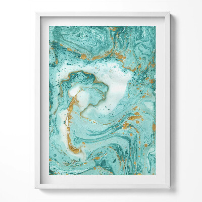 Obraz v rámu Dekorativní mramorová textura