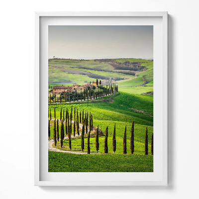 Obraz v rámu Krajina, italská atmosféra