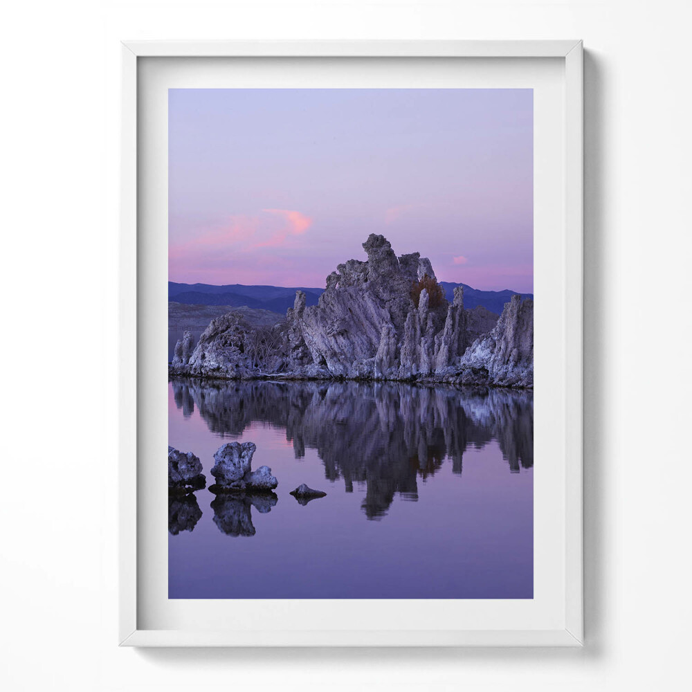 Obraz v rámu Odraz kamenů ve vodě