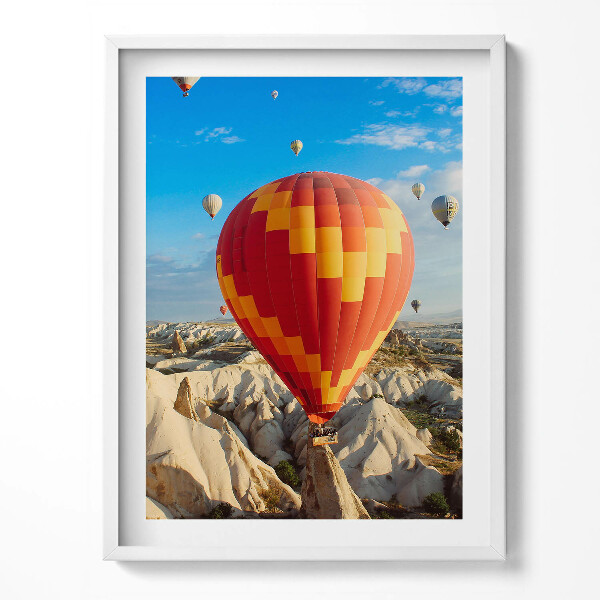 Obraz v rámu Létající balónky