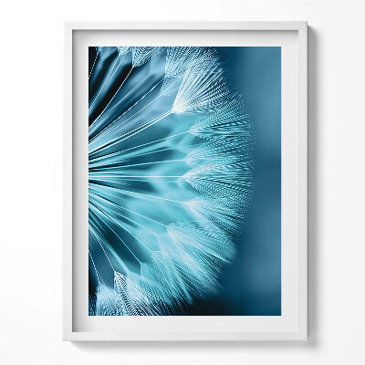 Obraz v rámu Detailní záběr na pampelišku