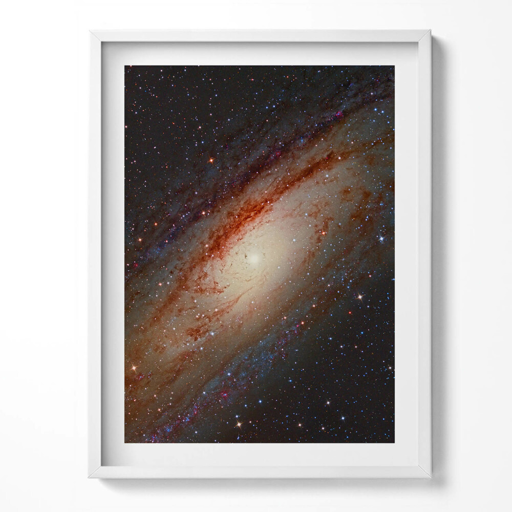 Obraz v rámu Vesmírná galaxie a hvězdy