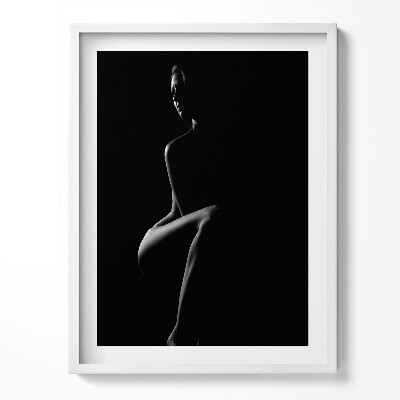 Obraz v rámu Subtilní portrét nahého těla ženy