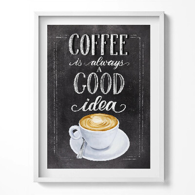 Obraz v rámu Nápis do kuchyně 