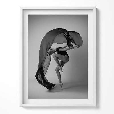 Obraz v rámu Fotografie tančícího tanečníka