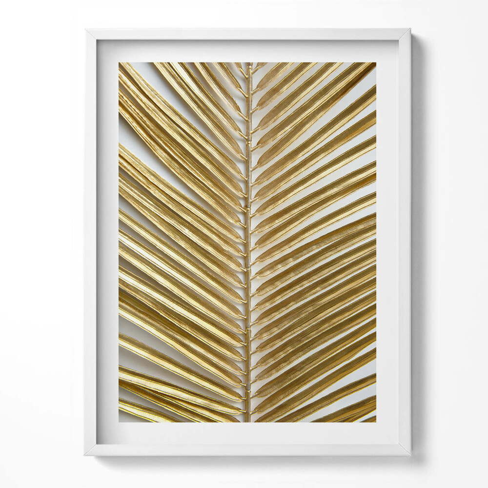 Obraz v rámu Půvab zlatého lístku