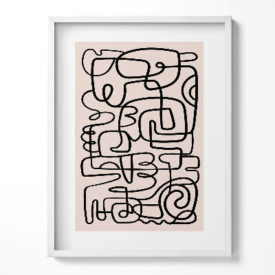 Obraz v rámu Umění abstraktní tvary