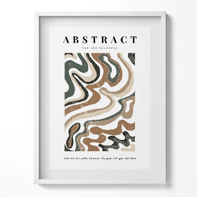 Obraz v rámu Lineární boho abstrakce