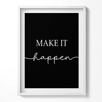 Obraz v rámu Motivační nápis 