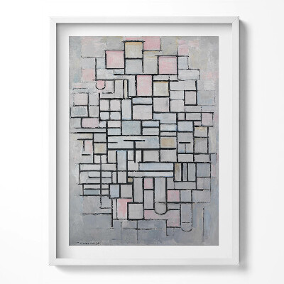 Obraz v rámu Moderní umění - geometrická skica