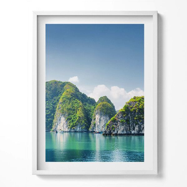 Obraz v rámu Tyrkysové moře a útesy