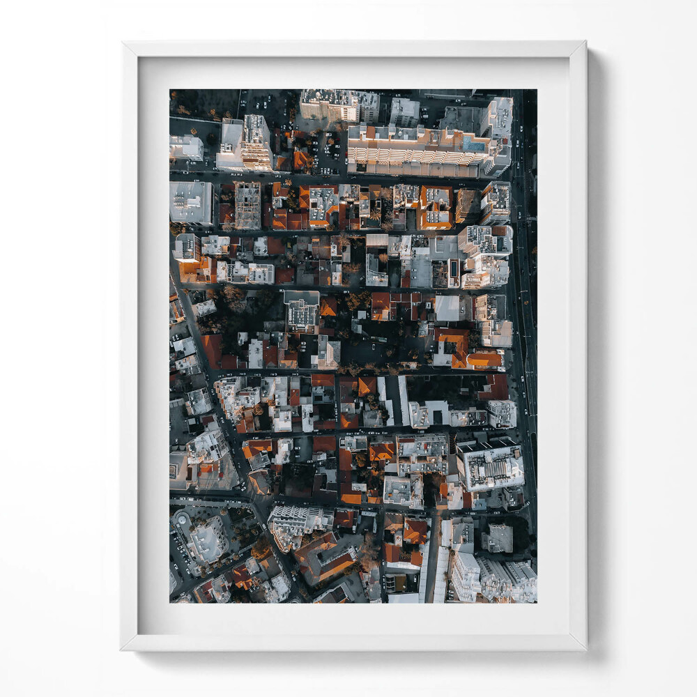 Obraz v rámu Pohled z vrcholu Limassol Kypr