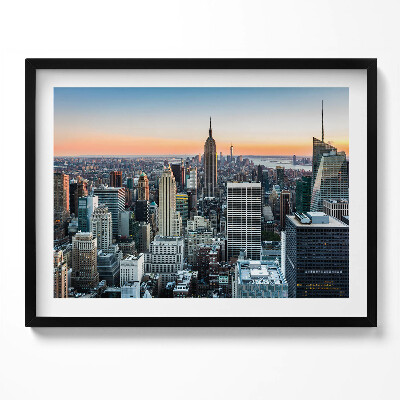 Obraz s rámem Pohled na architekturu New Yorku