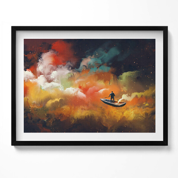 Obraz s rámem Abstraktní představa o životě dospělých