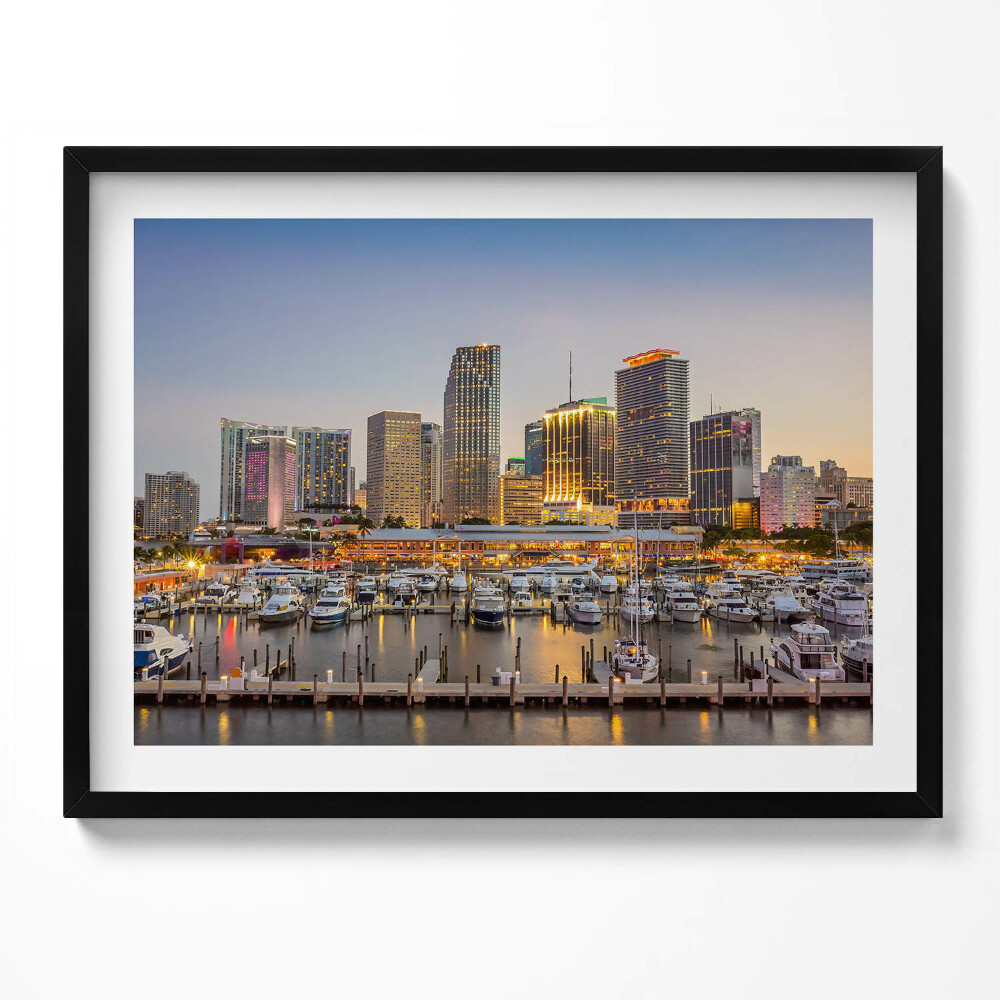 Obraz s rámem Panorama velkého města