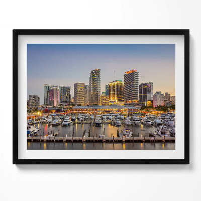 Obraz s rámem Panorama velkého města