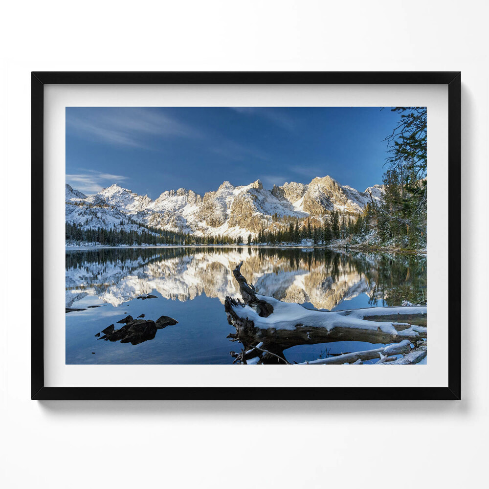 Obraz s rámem Horská přírodní krajina