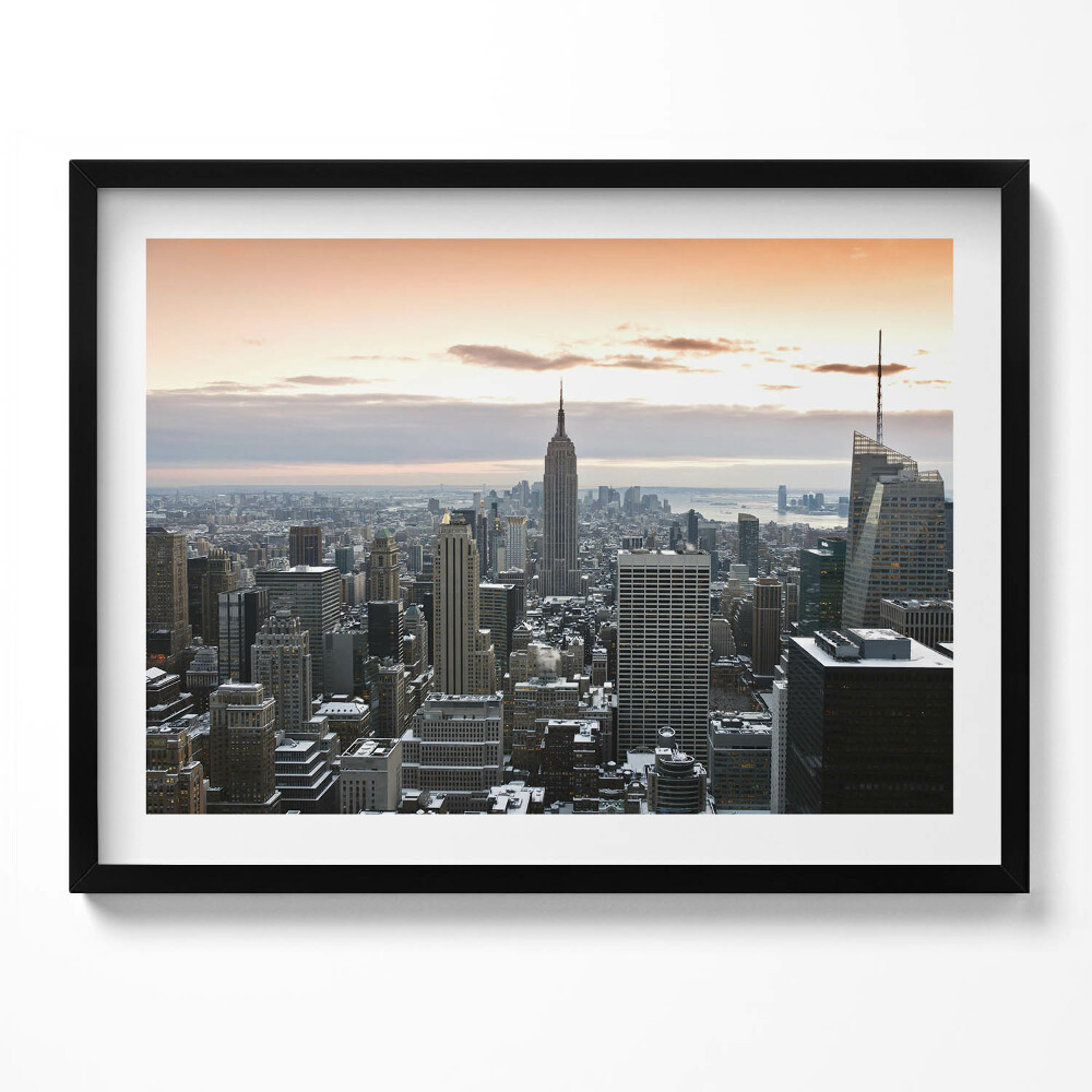 Obraz s rámem Panorama newyorské architektury