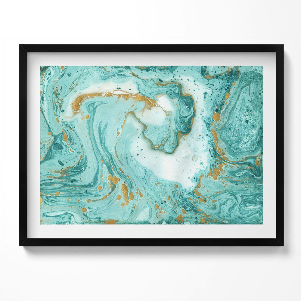 Obraz s rámem Dekorativní mramorová textura