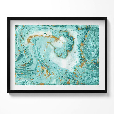 Obraz s rámem Dekorativní mramorová textura