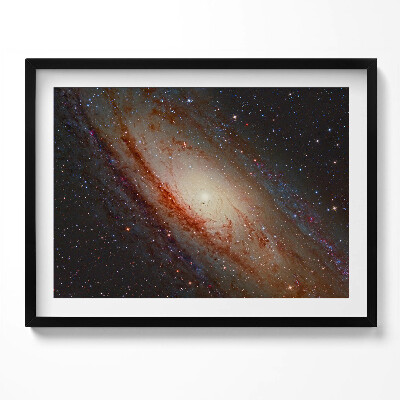 Obraz s rámem Vesmírná galaxie a hvězdy