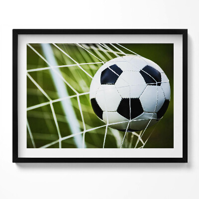 Obraz s rámem Míč je v brance