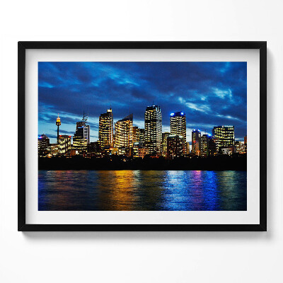 Obraz s rámem Večerní procházka v Sydney