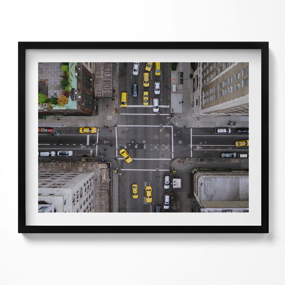 Obraz s rámem Manhattan 5th Avenue v New Yorku