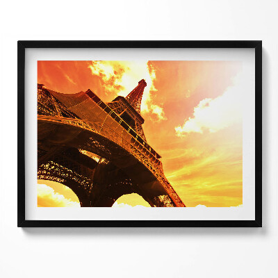 Obraz s rámem Atrakce Eiffelovy věže v Paříži
