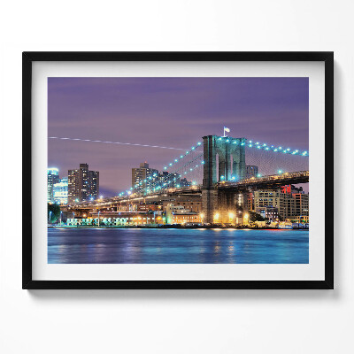 Obraz s rámem Brooklynský most