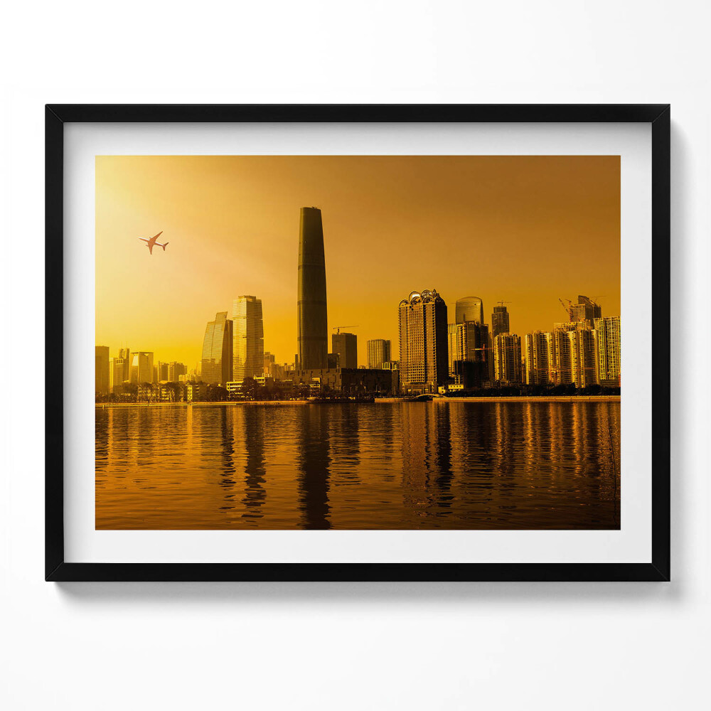 Obraz s rámem Čína řeky Zhujiang