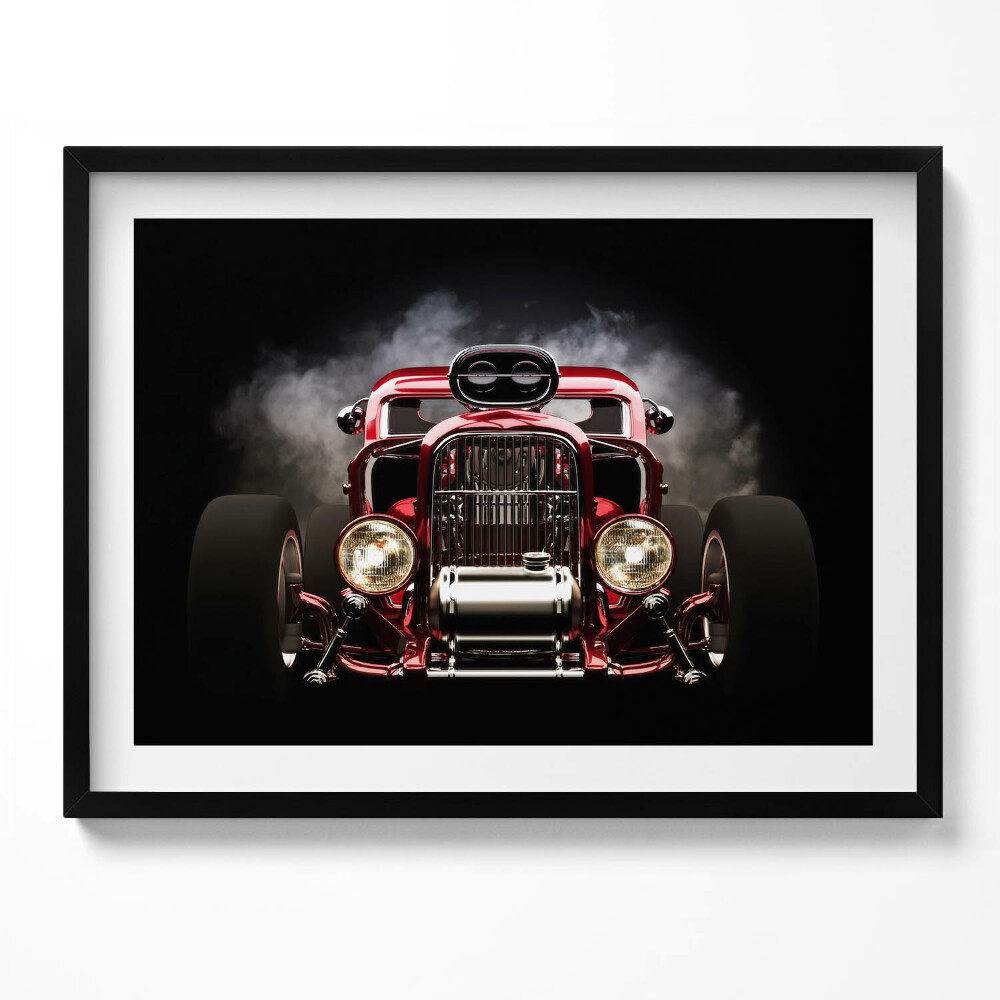 Obraz s rámem Staré veteránské auto