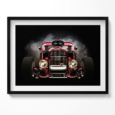 Obraz s rámem Staré veteránské auto