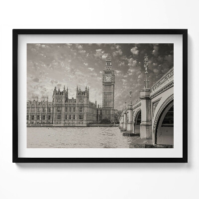 Obraz s rámem Londýn Anglie Big Ben