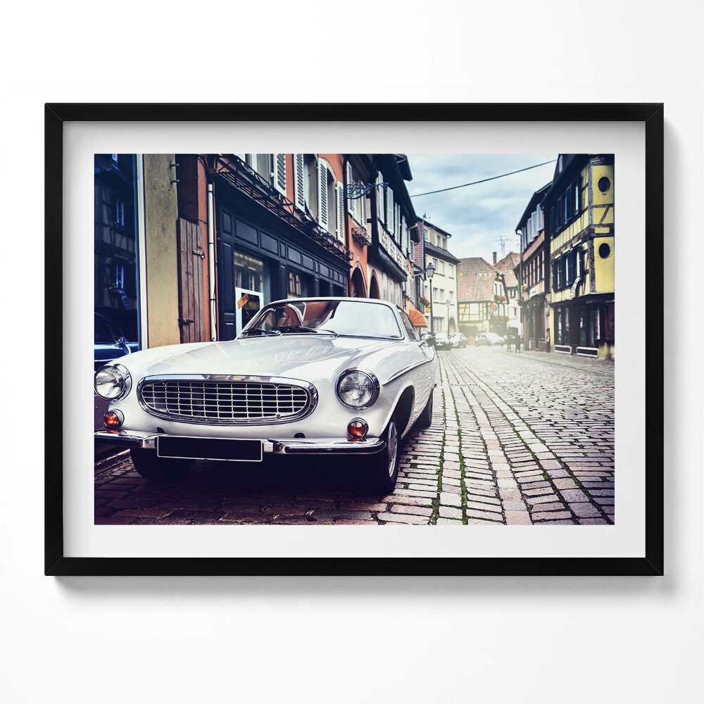 Obraz s rámem Retro auto