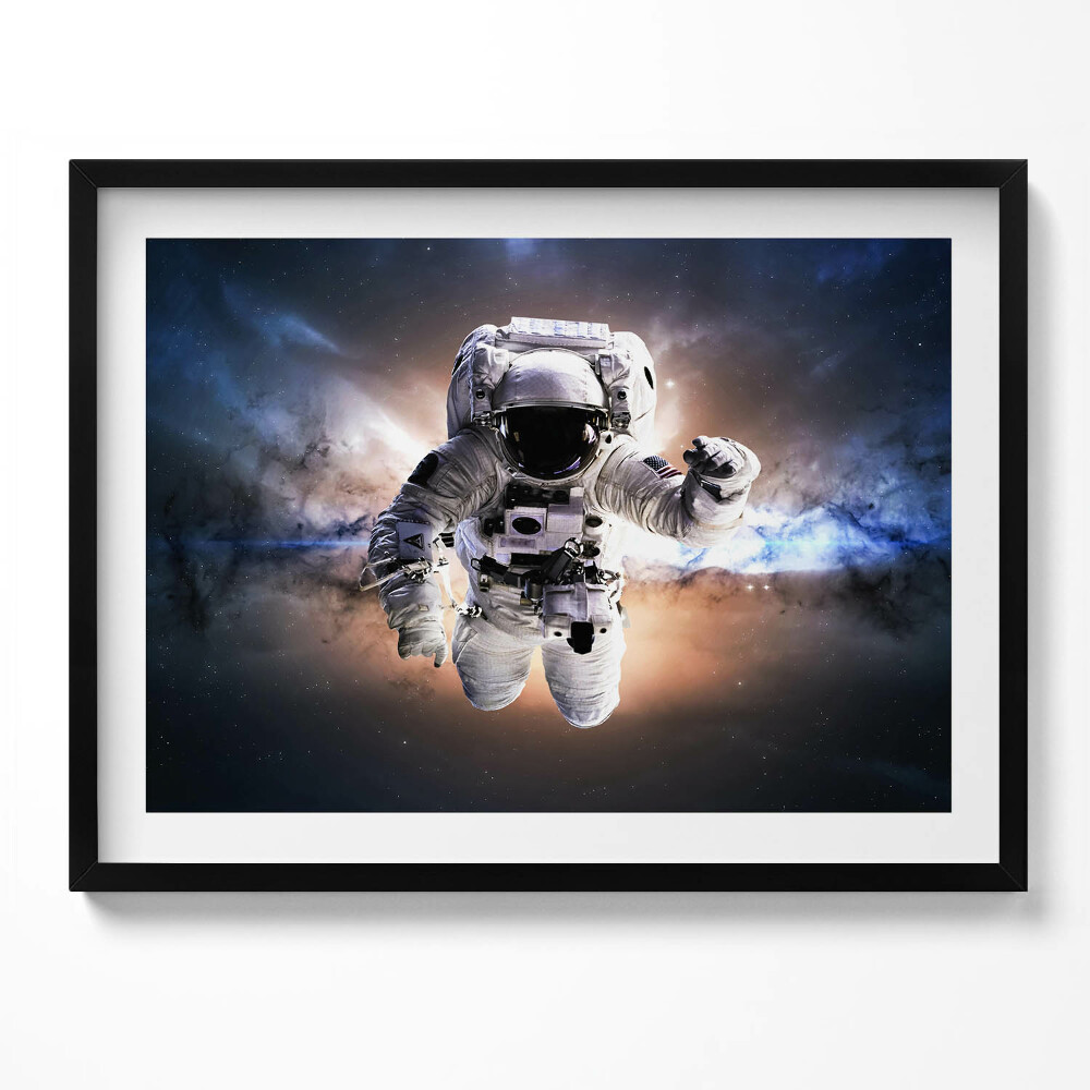 Obraz s rámem Astronaut ve vesmíru