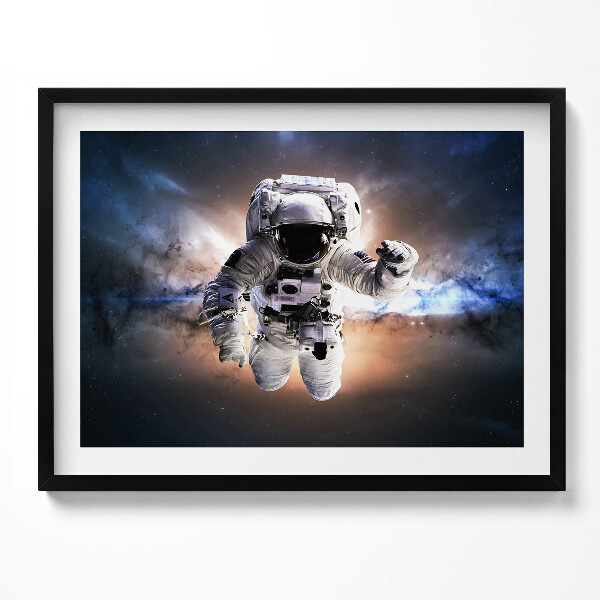Obraz s rámem Astronaut ve vesmíru