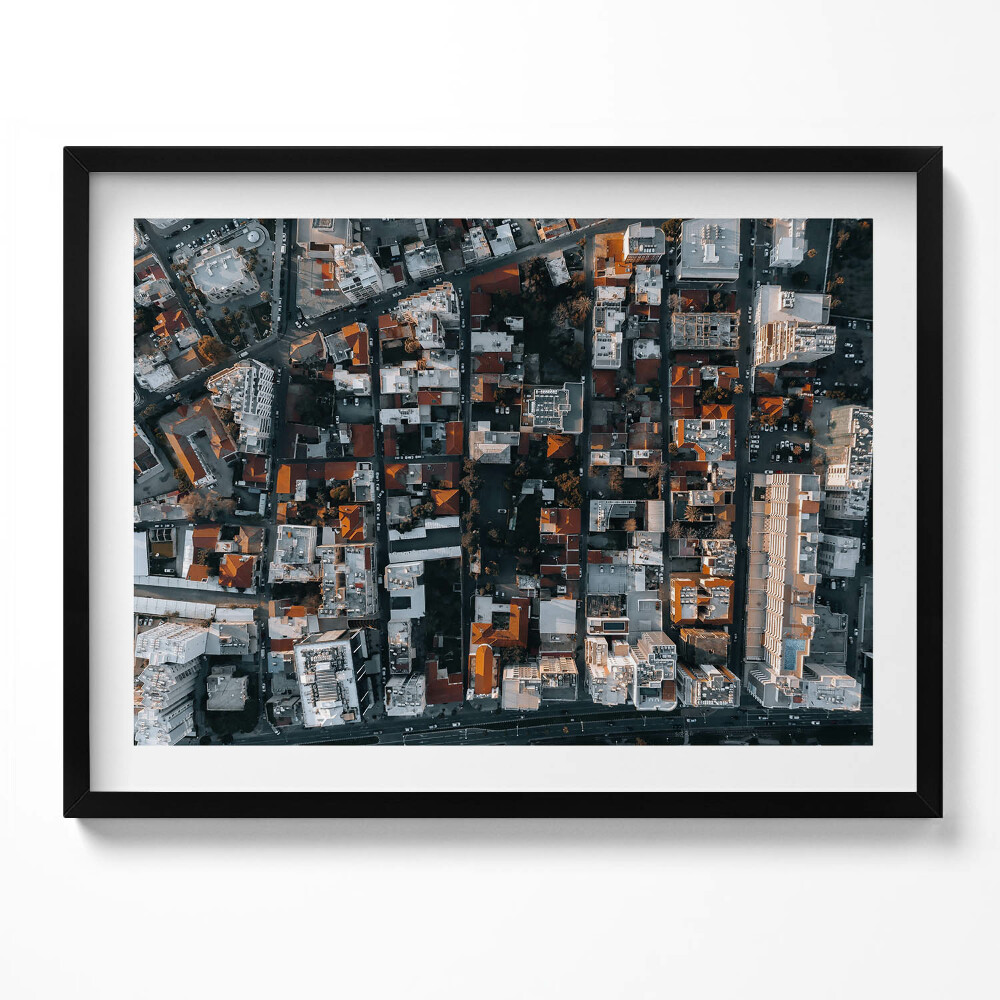 Obraz s rámem Pohled z vrcholu Limassol Kypr