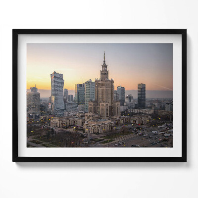 Obraz s rámem Palác kultury a vědy Varšava