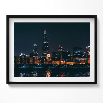 Obraz s rámem Panoráma města Chicago