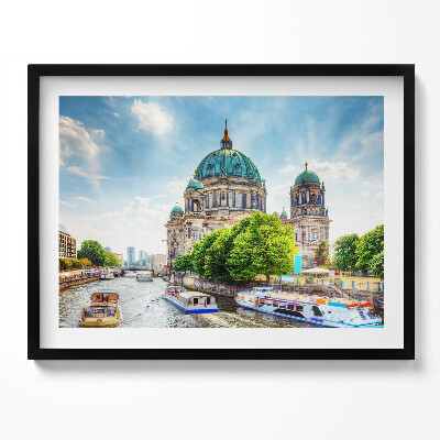 Obraz s rámem Berlínská katedrála Německo