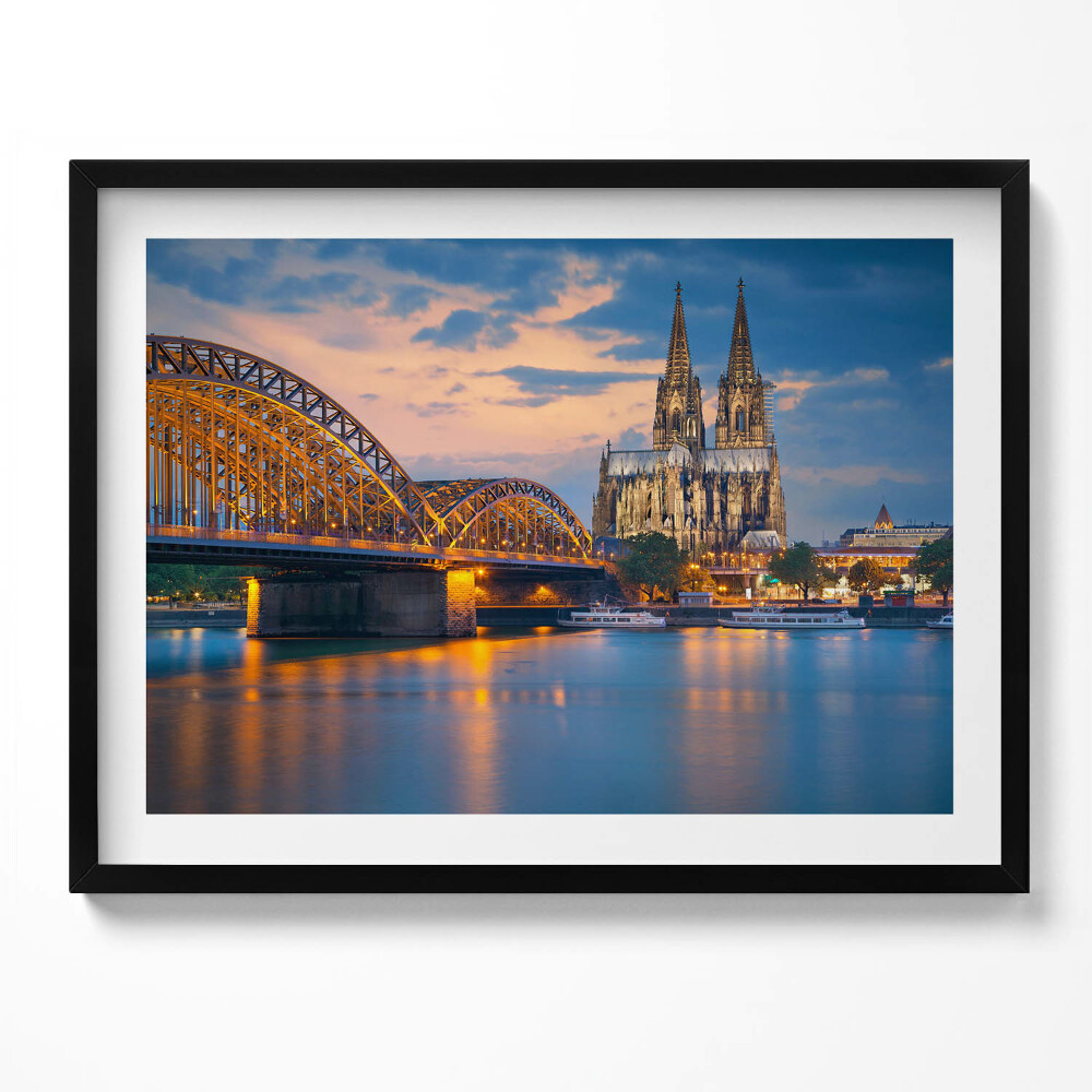 Obraz s rámem Pohled na radnici